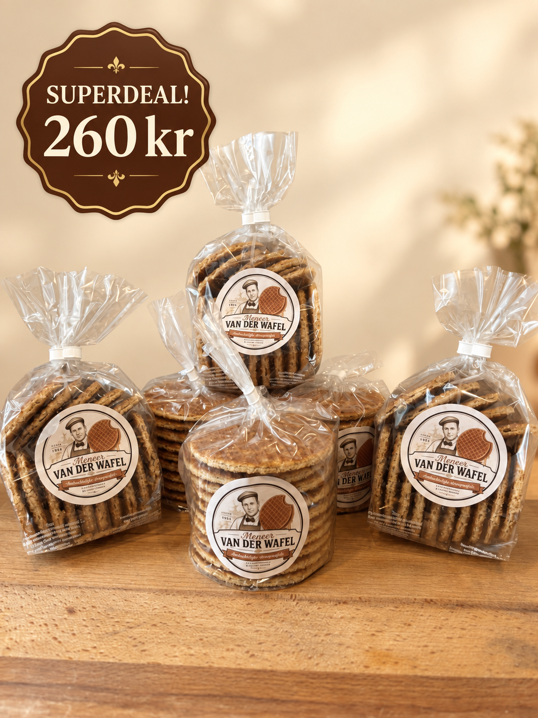 6 pack Stroopwafel