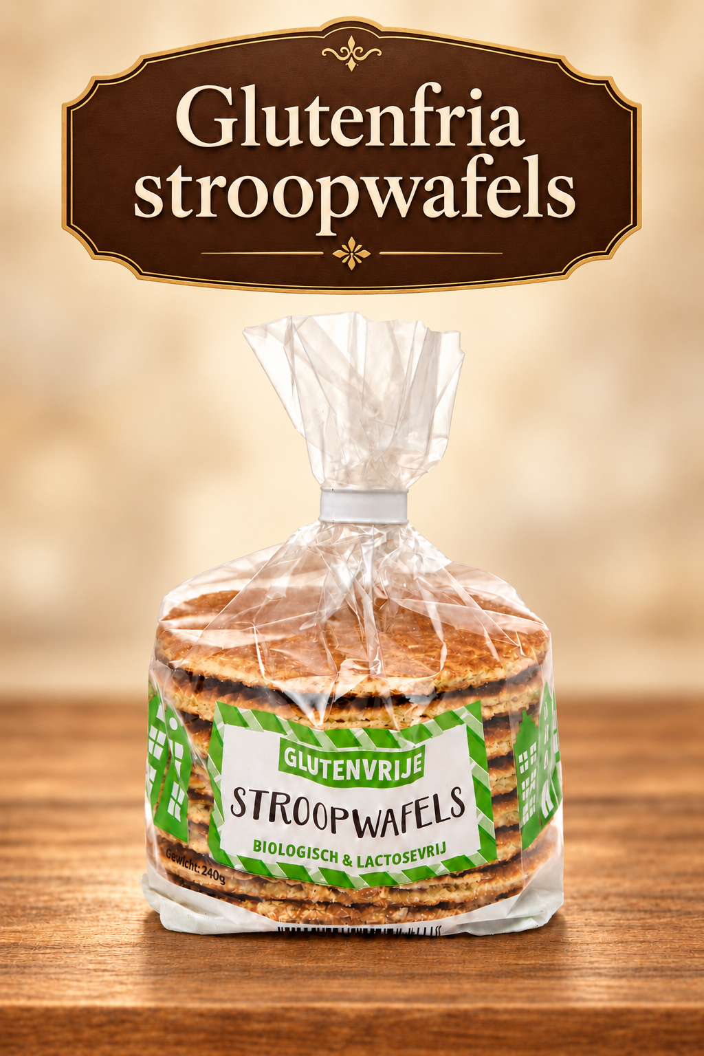 Gluten- och laktosfria stroopwafels